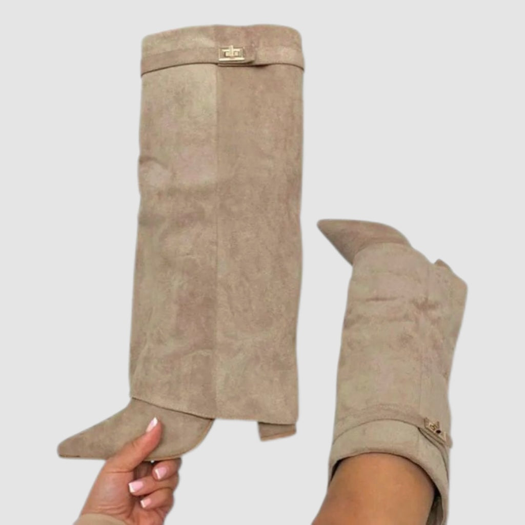 Black Slouch Knee-High Boots